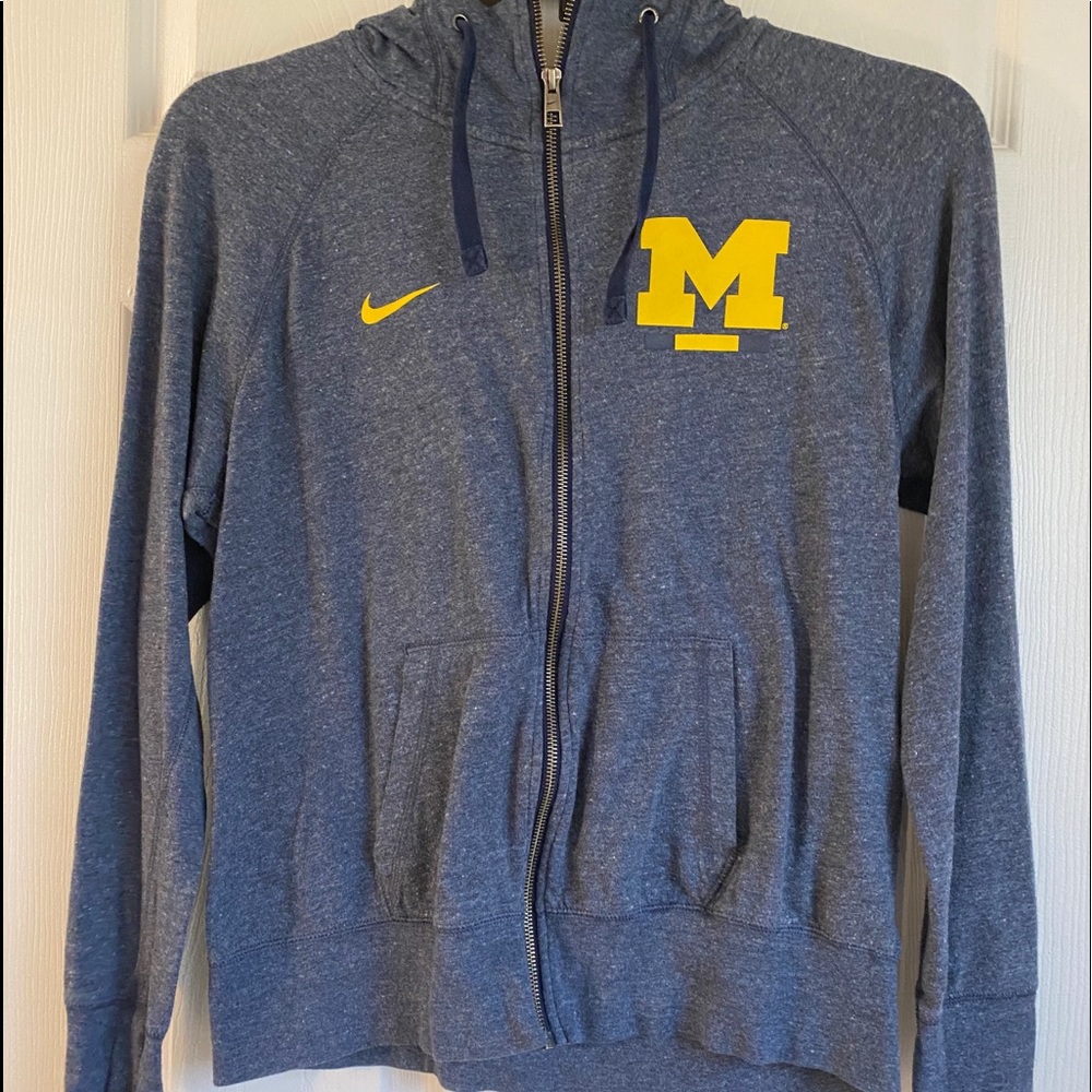 University of Michigan Nike Zip up sweatshirt